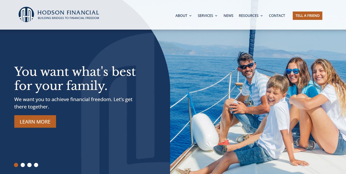 Just launched! We're proud to have worked with <a href="/HodsonFinancial/">HODSON FINANCIAL</a> on the design and development of their new #WordPress web site. Have a look at hodsonfinancialinc.com