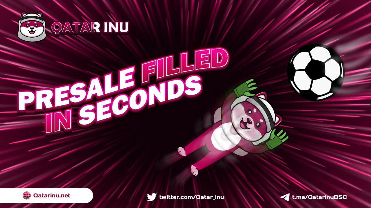 GemsFinderr's tweet photo. @Qatar_inu 150 BNB Presale filled in seconds 🔥

The biggest thing will take place Tomorrow. $QATAR will be listed on Pancake Swap!

No tax on this one so expect high volatility at launch! Get ready for it 🚀

📈PCS: https://t.co/IQJ17ddjwU

NFA DYOR! #BSC #BSCGEMS https://t.co/3ksVqeCBOO