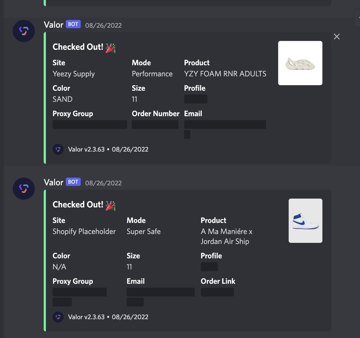 adicooks's tweet image. 4 Checkouts, 40+ Carts :(
@ValorAIO @wrathsoftware @PrismAIO 
@ProxyHeavenio 
@galaxygmails
