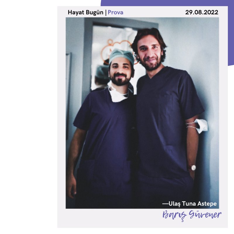 actorastepe's tweet photo. #HayatBugün dizisinin ilk adımları atıldı. Bugün hastanede provalar gerçekleştirildi. Başhekim: Barış Güvener karakteriyle karşımıza çıkmaya hazırlanan #UlaşTunaAstepe bu projesinde de çok başarılı olacak ve adından yine çok söz ettirecektir. 💥 https://t.co/FTAMkx0QEC