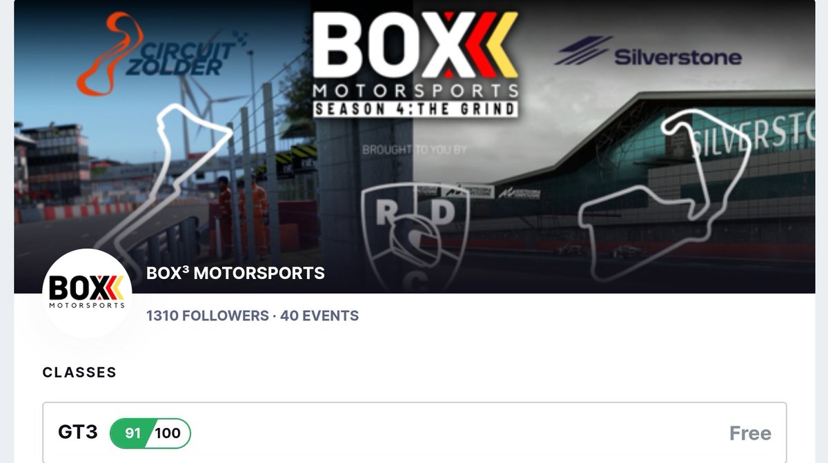 HUFFMAN_ic's tweet photo. This still blows my mind! We've got 91 people (and counting) signed up for @Box3Motorsports Season 4. If you haven't signed up yet Qualifying runs until September 4th I wouldn't wait as these spots are filling up quickly.
https://t.co/IrixKeyvNF
#ACC #TheSimgrid #GT3 #Simracing https://t.co/rljK14n8om