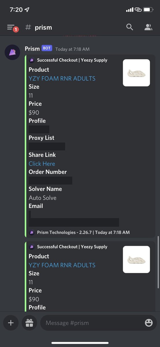 adicooks's tweet image. 4 Checkouts, 40+ Carts :(
@ValorAIO @wrathsoftware @PrismAIO 
@ProxyHeavenio 
@galaxygmails