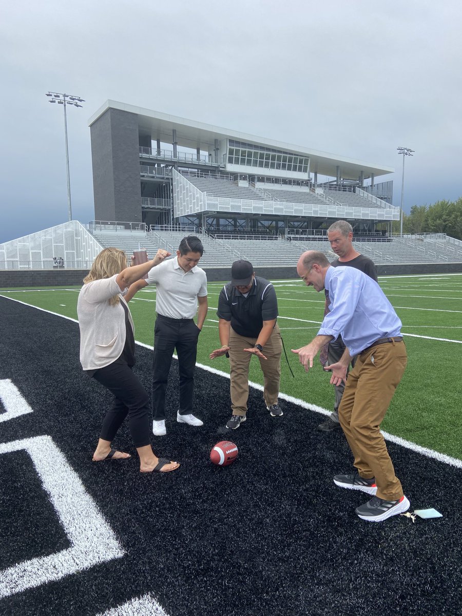 Scoring knowledge on opening day #pantherz #gowo #wohs #teacherpd
