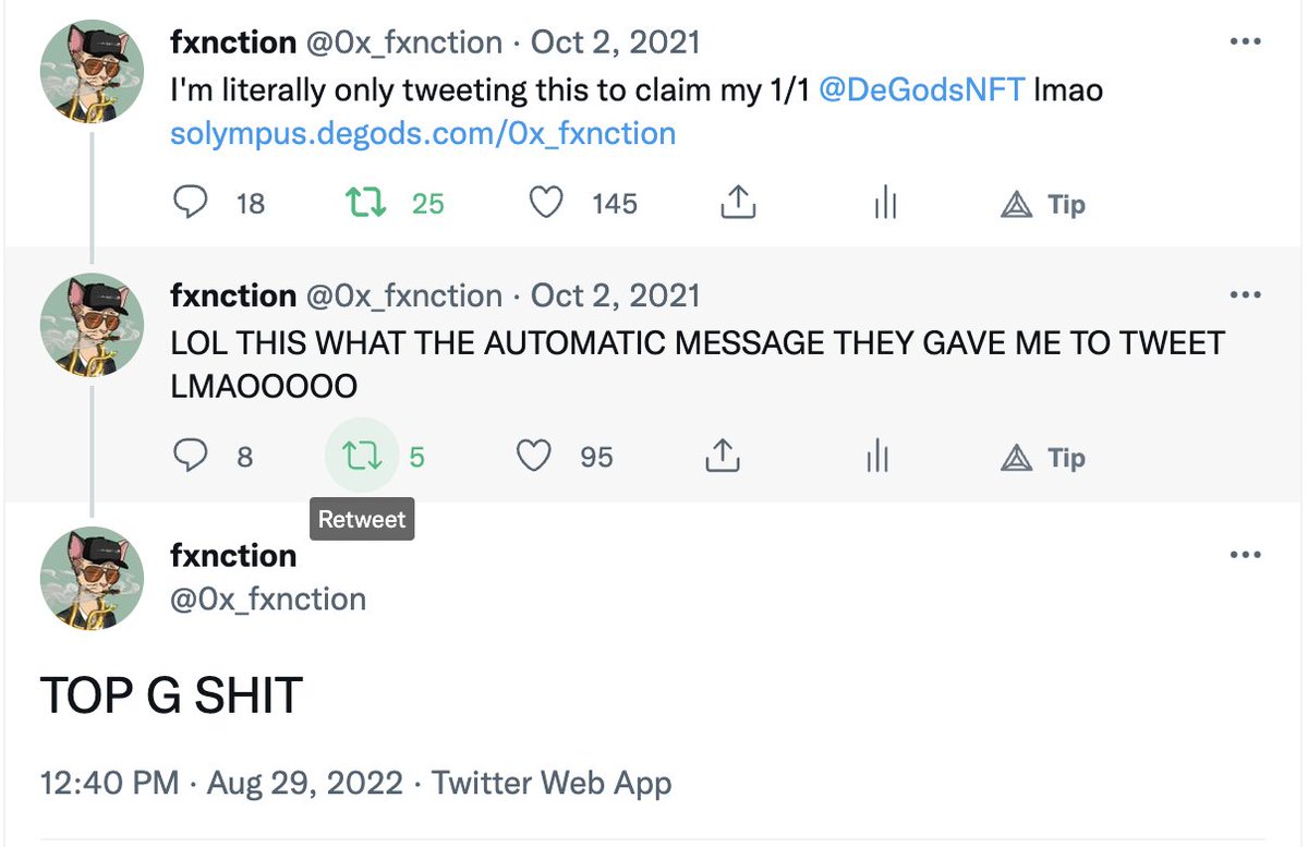 fxnction's tweet image. Quick flex.
