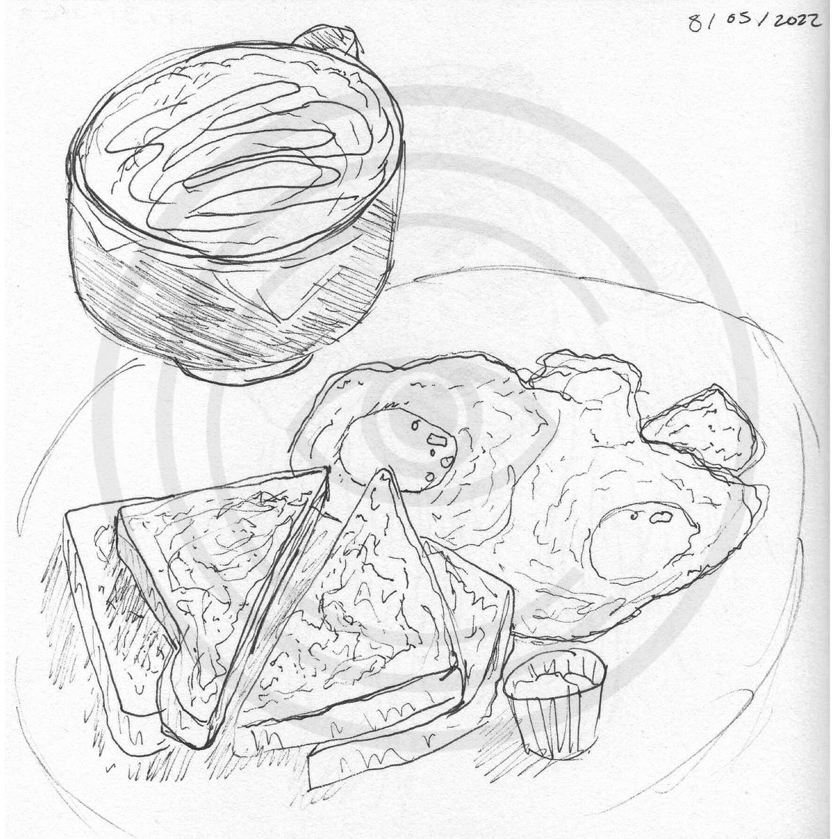 cryptid_creek's tweet photo. I’m running out of things to post from my #sketchbook 😅but enjoy some breakfast #art. Still having fun doing food art and want to do more! No #stream schedule this week, but we hope you’re having a great start to your week! We’ll see you soon!
#artist #artwork #artontwitter https://t.co/MXm2MMY0iC
