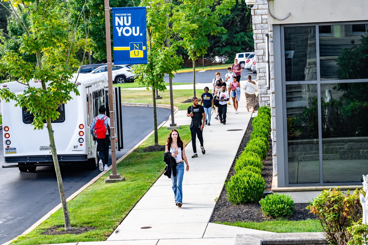 Neumann University (@neumannuniv) on Twitter photo Work hard, be kind and amazing things will happen.
The vibes are high today as classes resume here on campus!
Welcome Back, Knights! Work hard, be kind and amazing things will happen.
The vibes are high today as classes resume here on campus!
Welcome Back, Knights!