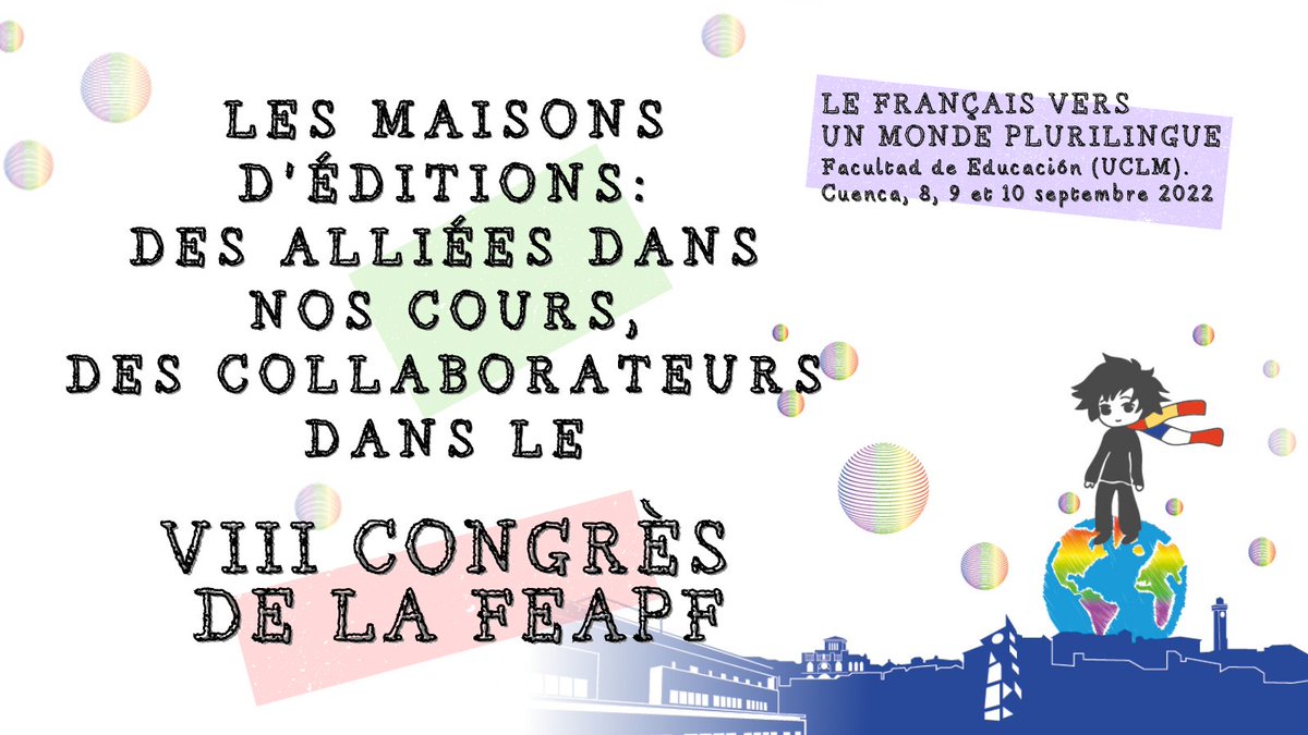 congresoFEAPF22's tweet photo. Le travail des maisons d'édition est présent dans la quotidien des professeurs de FLE. Elles collaborent avec le VIII Congrès de la FEAPF.
#anaya
#cleinternational
#didier
#hachette
#maisondeslangues
#pug
#santillana
#sgel
#sm
#stanleypublishing https://t.co/1JsRP5oz2w