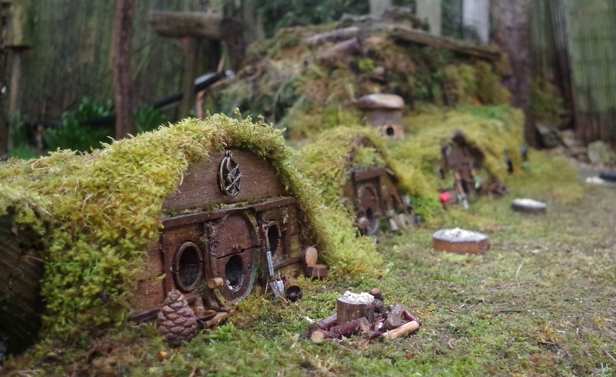 George the Mouse in a log pile house - Simon dell tweet media