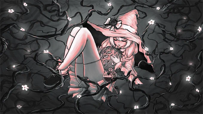 I had the privilege of creating the loading screen art for  for her redebut.You can check out her redebut stream  check catch her live over on twitch! 