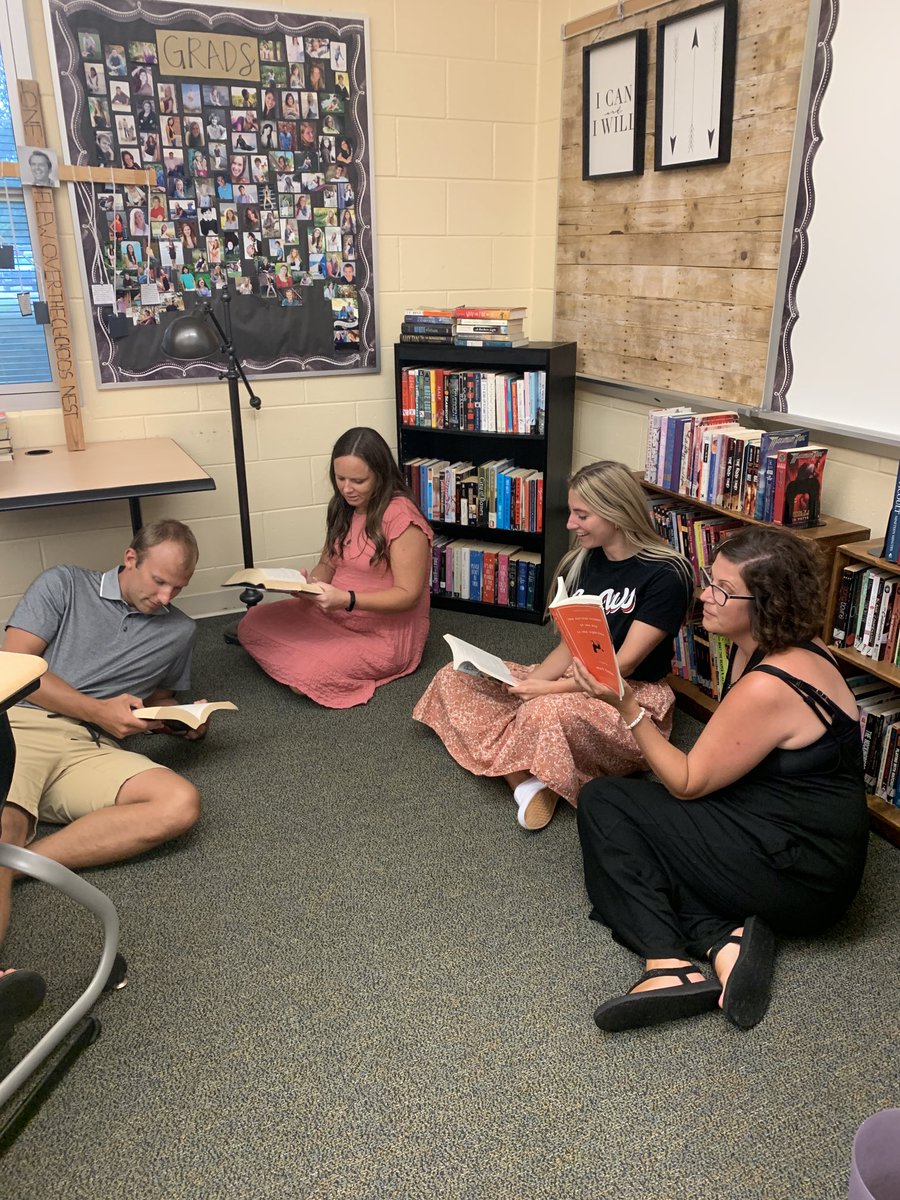 Reading is fun! #teamnatesarmy #gowo #wohs #teacherpd
