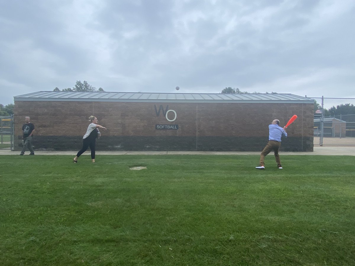Knocking it out of the park on opening day #pantherz #gowo #wohs #teacherpd