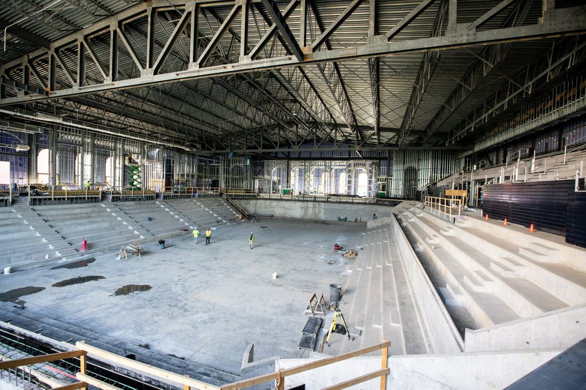 longwoodu's tweet photo. We can already hear the chants, "Let's go, Wood!" 🏀 This sneak peek inside the Joan Perry Brock Center has us hyped for the 2023-24 basketball season! 🐴 👉https://t.co/dT44ma0DIo https://t.co/YwhNjINgnr