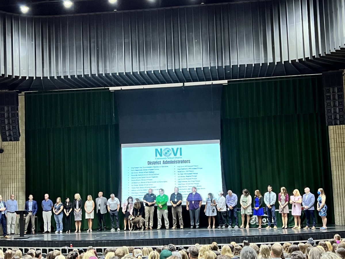Outside of the first day of school, my favorite day of the school year is when the staff comes back together for the first time. Today was my first staff kick off at NCSD, and I could not be more proud of the energy that I felt from such highly-regarded educators! #NoviPride