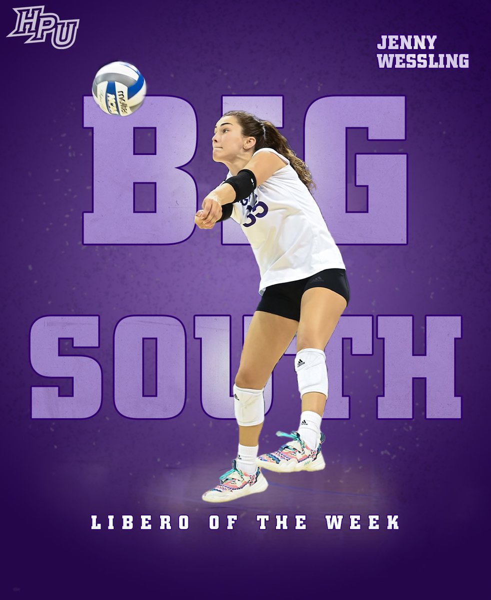 HPUVB's tweet photo. 𝐋𝐢𝐛𝐞𝐫𝐨 𝐨𝐟 𝐭𝐡𝐞 𝐖𝐞𝐞𝐤

53 digs and 3-0 in opening weekend for @jenny_wessling 🤩 https://t.co/LEy4NwuAlE