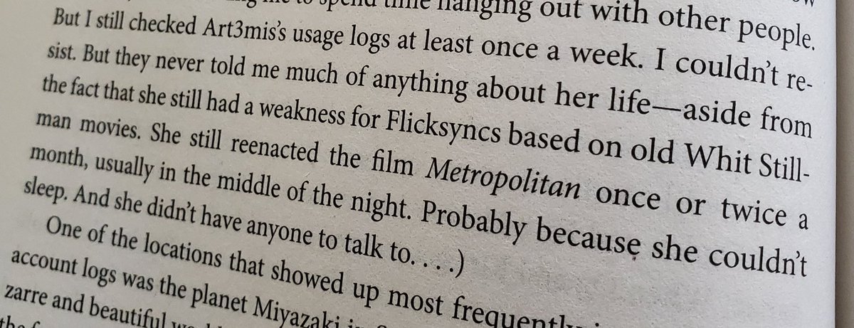 A most unexpected development while reading Ready Player Two with my Gen Z nephew: a @WhitStillman Easter egg. https://t.co/UCUzoxmYH6