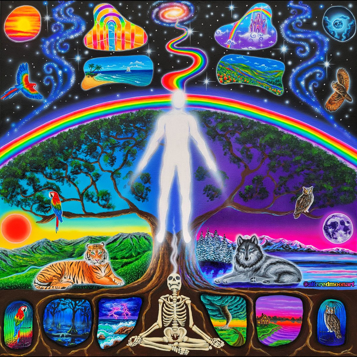 alteredmoonart's tweet photo. We all have the ability to ascend ✨️ https://t.co/j9aqGk40K9