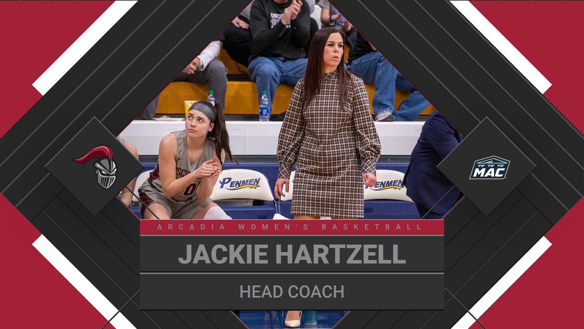 Please join us in welcoming Jackie Hartzell as the next Head Coach of #ArcadiaWBB!
⚔️2018 Hero Sports Division II National Coach of the Year
⚔️ 2019 WBCA East Region Coach of the Year
⚔️ 4x CACC Coach of the Year
⚔️ 186-57
⚔️ 3x CACC Champs
⚔️ 5x Division II National Tournament