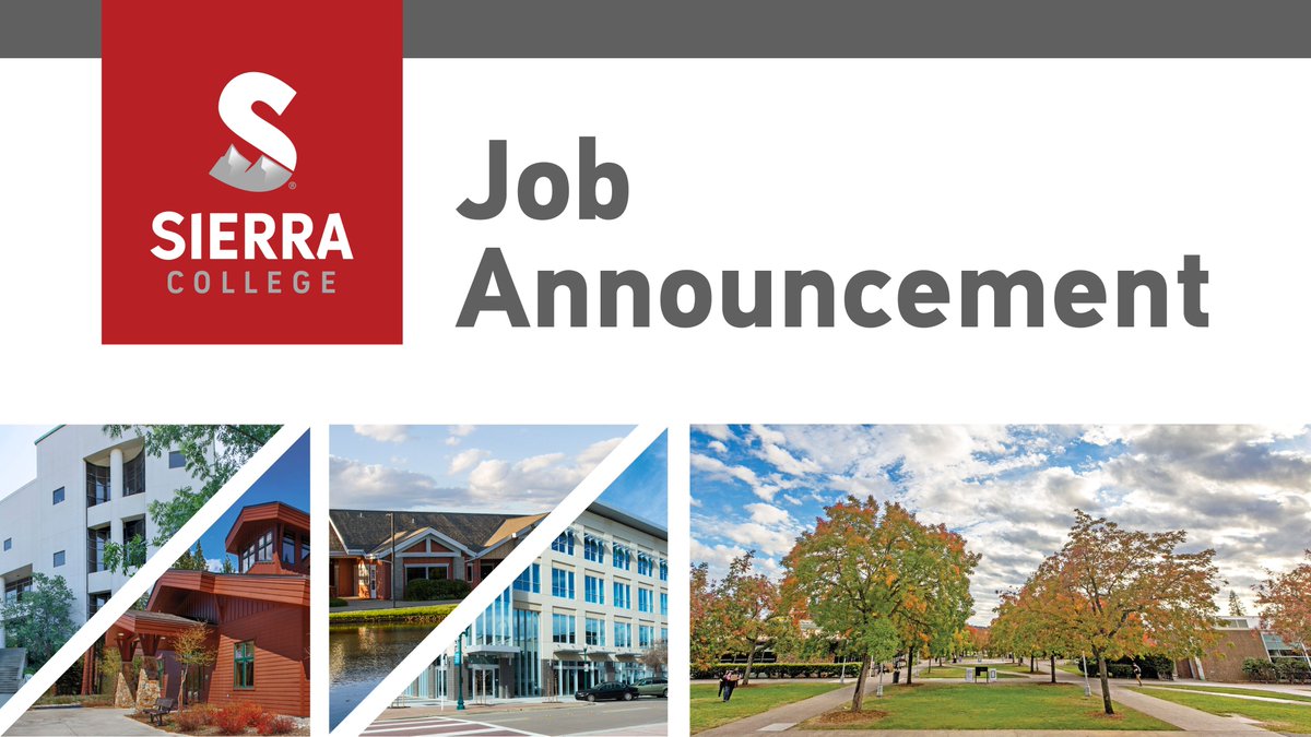 SierraCollege's tweet photo. We're hiring an Information Systems Analyst to provide analysis &amp; decision support for process improvement of Financial Aid Dept. info systems. Applications are due 9/18/22. For a full job description or info on how to apply, go here >> https://t.co/8Z2tsCW3m5 #jobs #careers https://t.co/5eCVDAvhmB