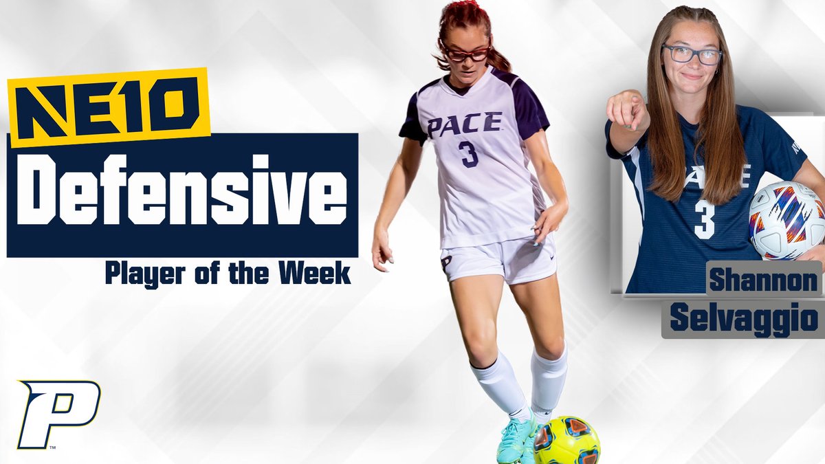 Congratulations to the NE10's first Defensive Player of the Week...Shannon Selvaggio of <a href="/PaceSoccer_/">Pace Soccer</a>! 

Full story: bit.ly/3CCnUM5