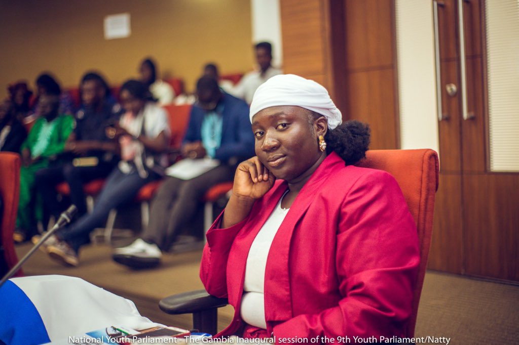 GambiaNYP's tweet photo. Did you know? The National Youth Parliament - The Gambia has 30 women representatives out of 64, this includes 7 nominated from each region and a representative from the PWDs. It is @UNDP_TheGambia commitment to strengthen women leadership in governance. https://t.co/pzJ7snpWKI