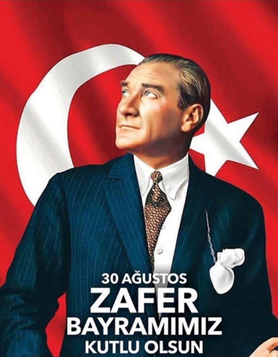 NejatSabuncu's tweet photo. Zafer, "Zafer benimdir" diyebilenindir. Başarı ise, "Başaracağım" diye başlayarak sonunda "Başardım" diyebilenindir.
Mustafa Kemal Atatürk ve silah arkadaşlarını saygı ve sevgiyle anıyoruz.
Büyük destanın 100. yılı, 30 Ağustos Zafer Bayramımız kutlu olsun https://t.co/EfigrlhgZu