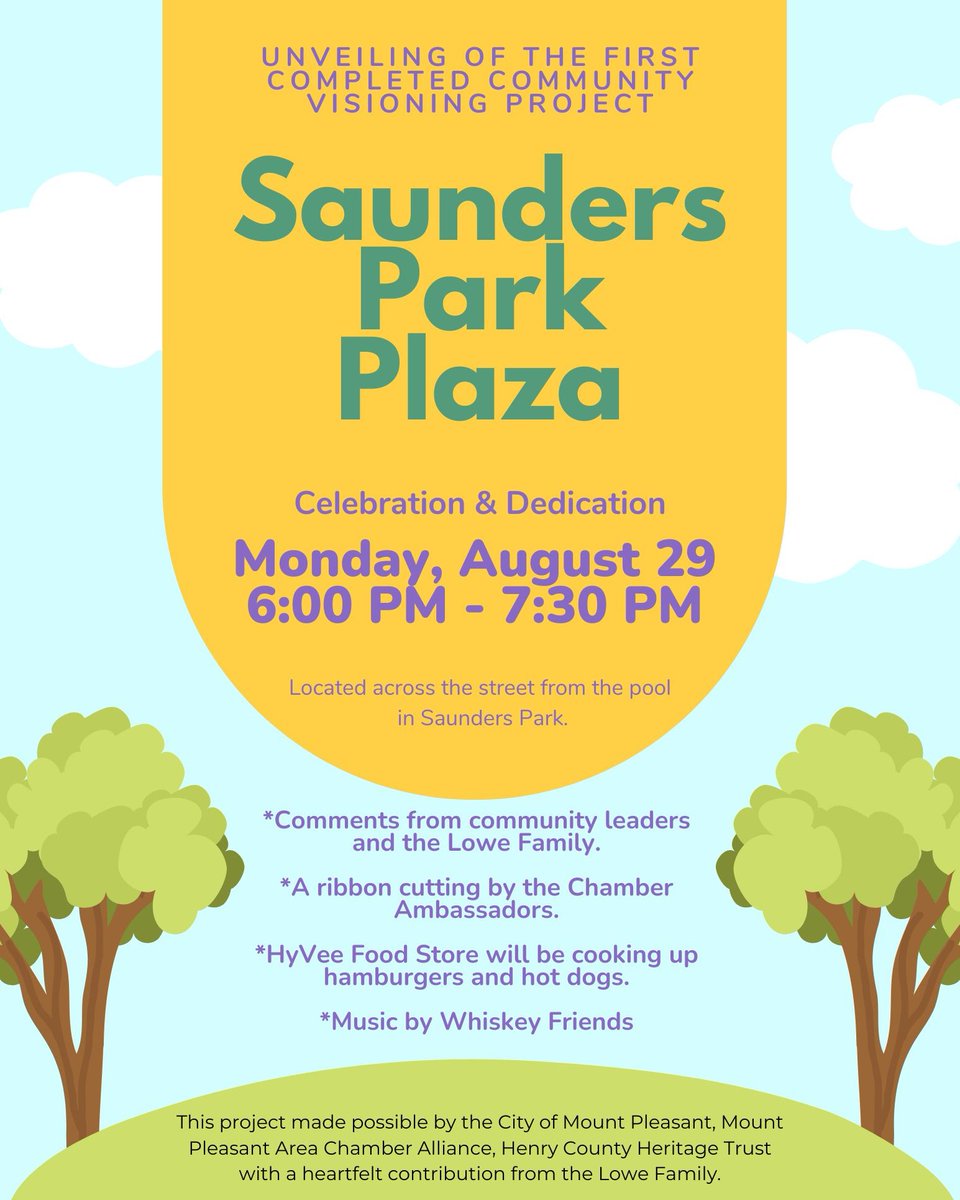 CommunityVisio2's tweet image. Congratuations to the Mount Pleasant visioning committee! @ISUExtensionCED @Trees_Forever @iowadot @genuslandscapearchitects #CommunityVisioningProgram  #ApplyToday #IowasLivingRoadways #EmpowerPositiveChange