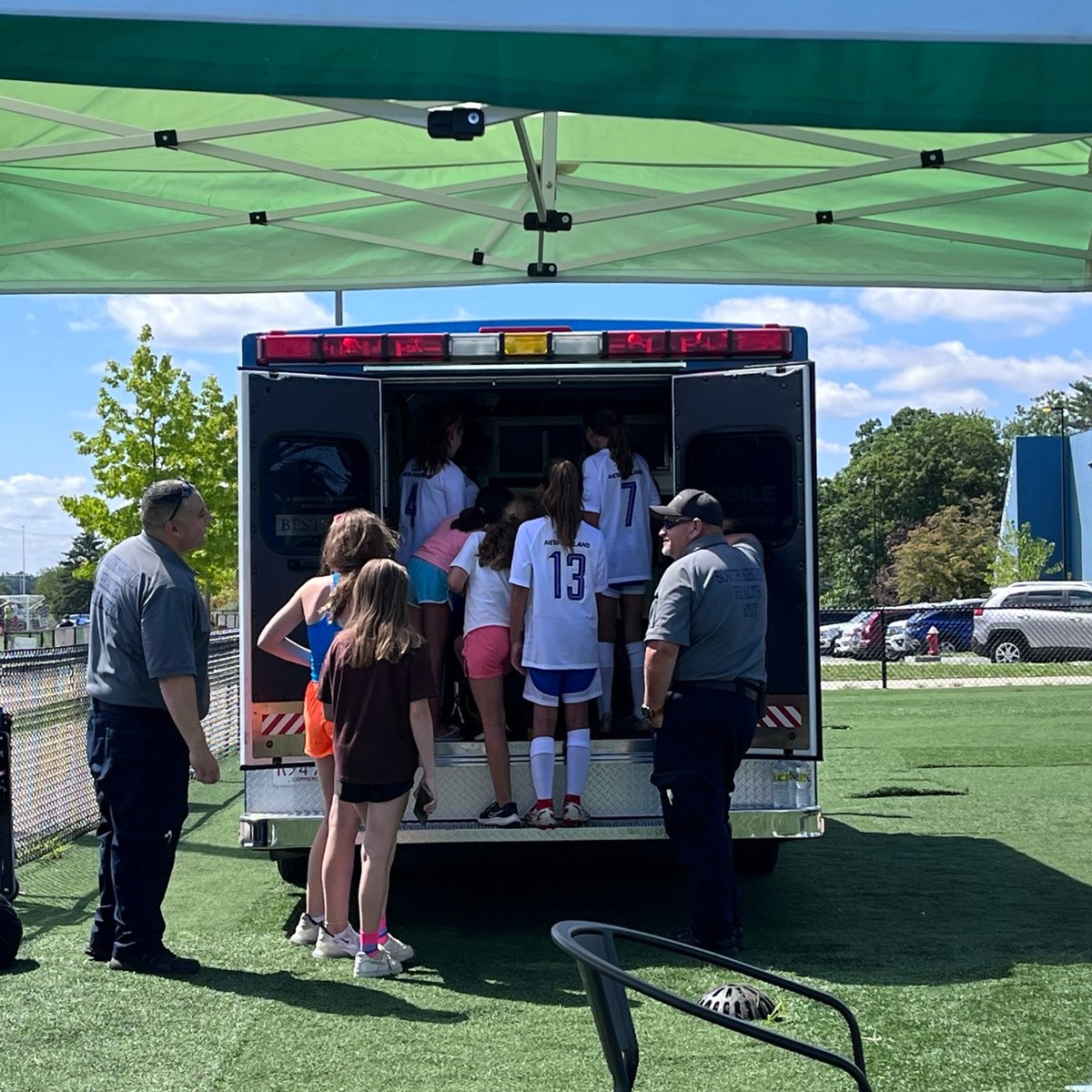 It was great to be on site at <a href="/UPSportsPlex/">Union Point Sports Complex</a> for this weekend's big soccer tournament!

The Mobile Sim Lab was a big hit, and we enjoyed sharing our space with South Shore Orthopedics.

We're proud to be the primary healthcare sponsor of Union Point Sports!