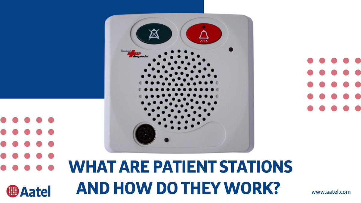 AatelComm's tweet photo. What are patient stations and how do they work?

The Patient Station gives healthcare professionals the ability to communicate directly with residents and hear their needs, which eliminates the unnecessary trips back and forth to patient rooms while maximizing their time. https://t.co/LvLC2kuXGm
