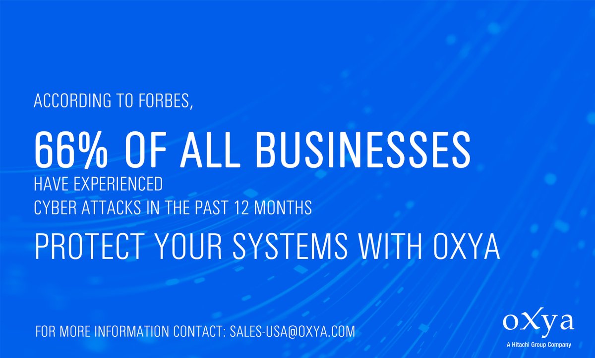 oXya_Global's tweet photo. As the world becomes increasingly digitized, the importance of cyber security has grown exponentially. If you are interested in oXya’s approach to cybersecurity — reach out to us and our team here at sales-usa@oxya.com #oXya #hitachigroup https://t.co/0zzsjuXwN3