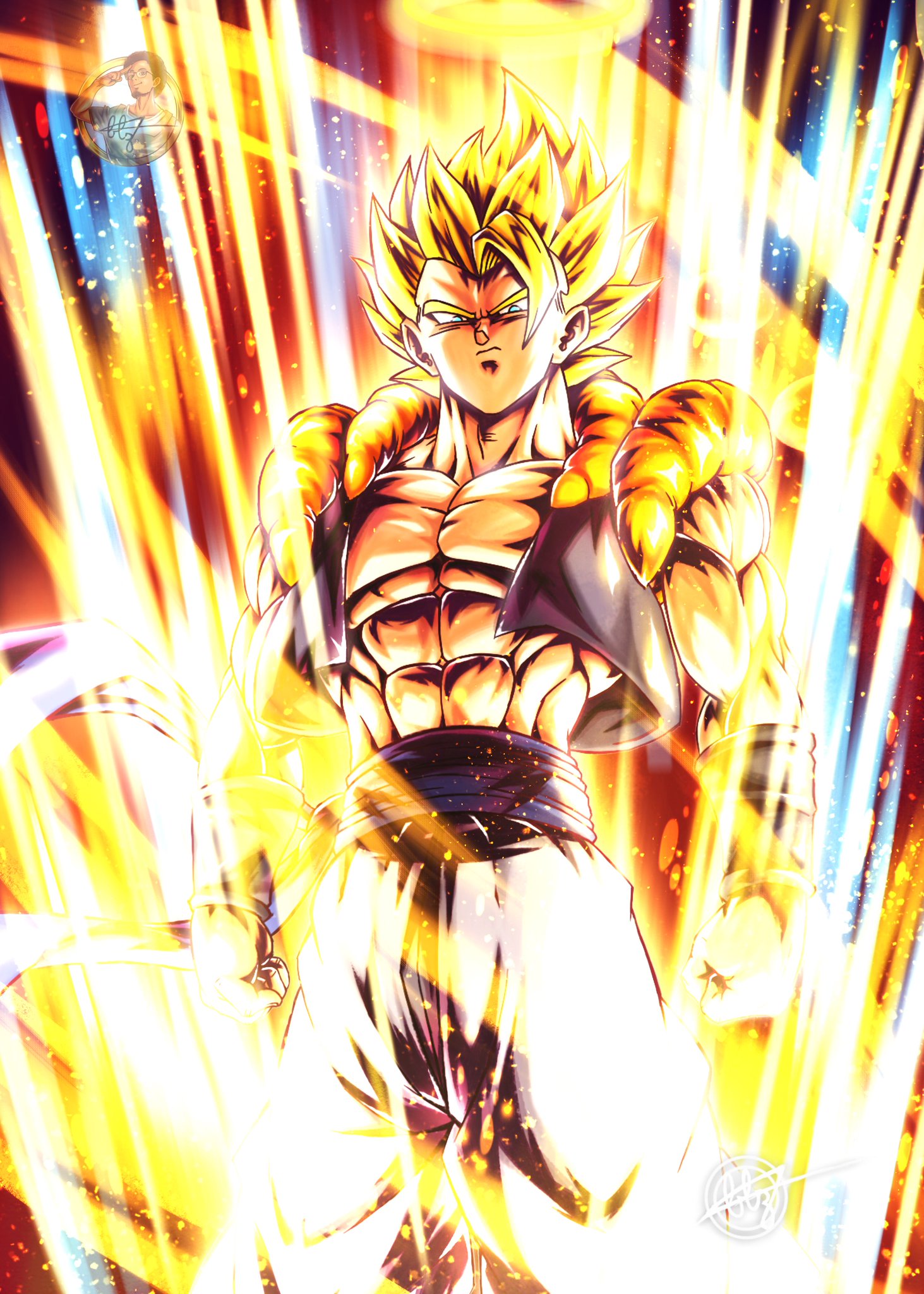 Leiz - Gogeta Super Saiyan Blue, I hope you like it. Made