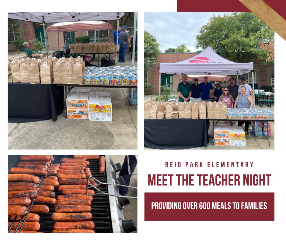 Last Thursday we served 600 dinners to families who attended Reid Park Academy's meet the teacher night. We are grateful to be able to be a part of the Reid Park family &amp; give back to our community! We wish  the students, teachers and faculity a safe &amp; successful school year.