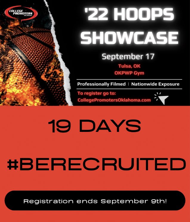 OklahomaRecruit's tweet photo. #CPOKShowcase registration is open for 2 more weeks!! Don’t miss your opportunity to #BeEvaluated and #BeRecruited!
Visit https://t.co/INEKx3moLE and click the Showcase link today to get registered!!
#BallisLife #CPOK https://t.co/3fJv2agm4W
