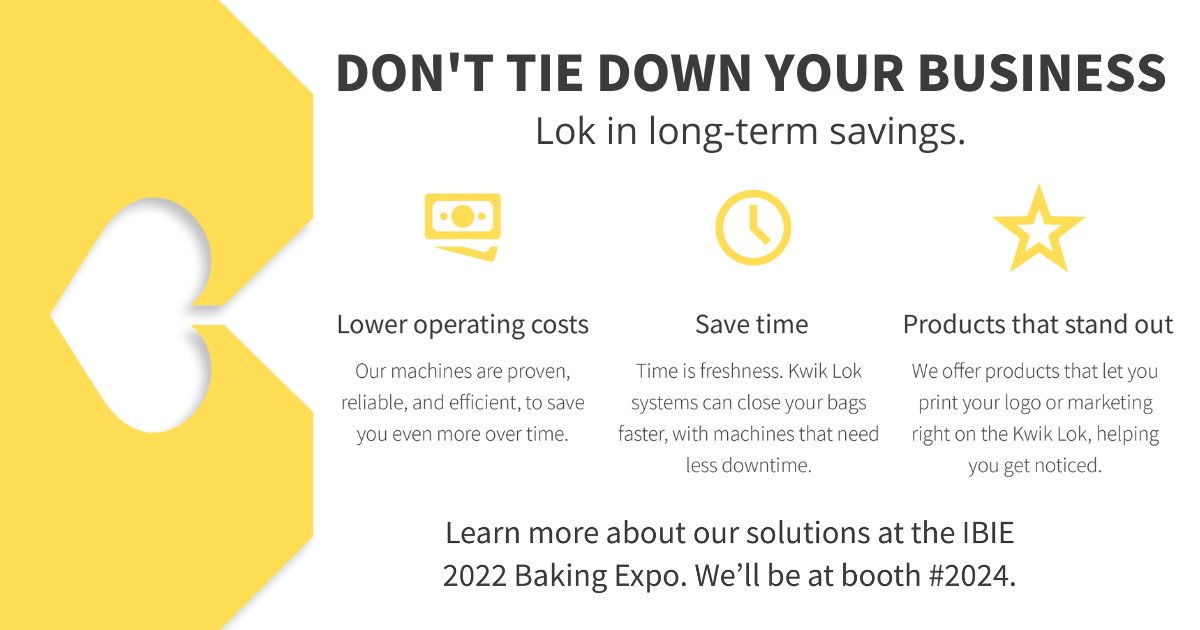 KwikLokCorp's tweet image. At Kwik Lok we understand the main focus of your product is it&apos;s contents and not so much the little closure. Get more bang for your buck by marketing your product on our custom labels!

#lowcostsolution #savings #opportunity