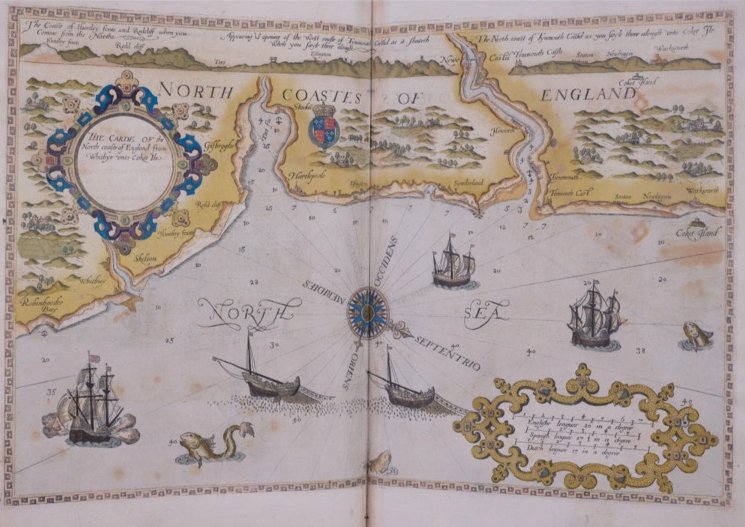 peterfosterUK's tweet photo. @HGRG_RGS #histgeog
Looking forward to #RGSIBG22 If you're sailing...from the south turn left at Tinmouth Castle ! From "A Perfect Description of the Norther Most Coastes of England" https://t.co/Y0bF6F70E5 Come and have a look at the RGS archives during the conference #histgeog https://t.co/mYJojgy6UM
