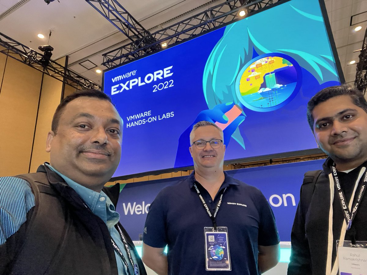 VPhilipose's tweet image. #VMwareTAM power at #VMwareExplore US 2022! #hol #VMwareCXS #TAMMETNA