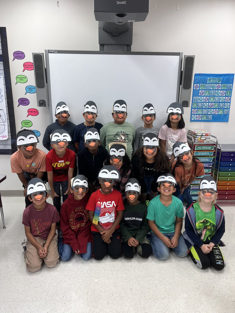MBeardsley__'s tweet photo. Happy ST Math Launch Day from Beaver MST 2nd grade!!!!!🐧🧡 @BeaverMST_Stars @STMath https://t.co/nKGiqPKRHH