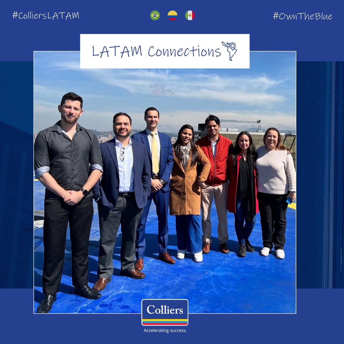 BrazilColliers's tweet photo. Uma semana de muito aprendizado, intercâmbio de informações e fortalecimento da nossa região!

Nosso agradecimento às equipes da Colliers Colômbia e da Colliers México por receberem tão bem os nossos profissionais. 💙🌎

#Colliers #AcceleratingSuccess #ColliersLATAM https://t.co/p5ieizQH3E