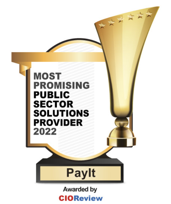 payitgov's tweet photo. 2022's Most Promising Public Sector Solutions Provider ✅

Thanks to @cioreview for recognizing PayIt as we continue to streamline &amp; modernize our government partners' processes while simplifying front-end user experiences for residents. #GovTech https://t.co/u9BtxsvR6g https://t.co/ydsy7tu1l3