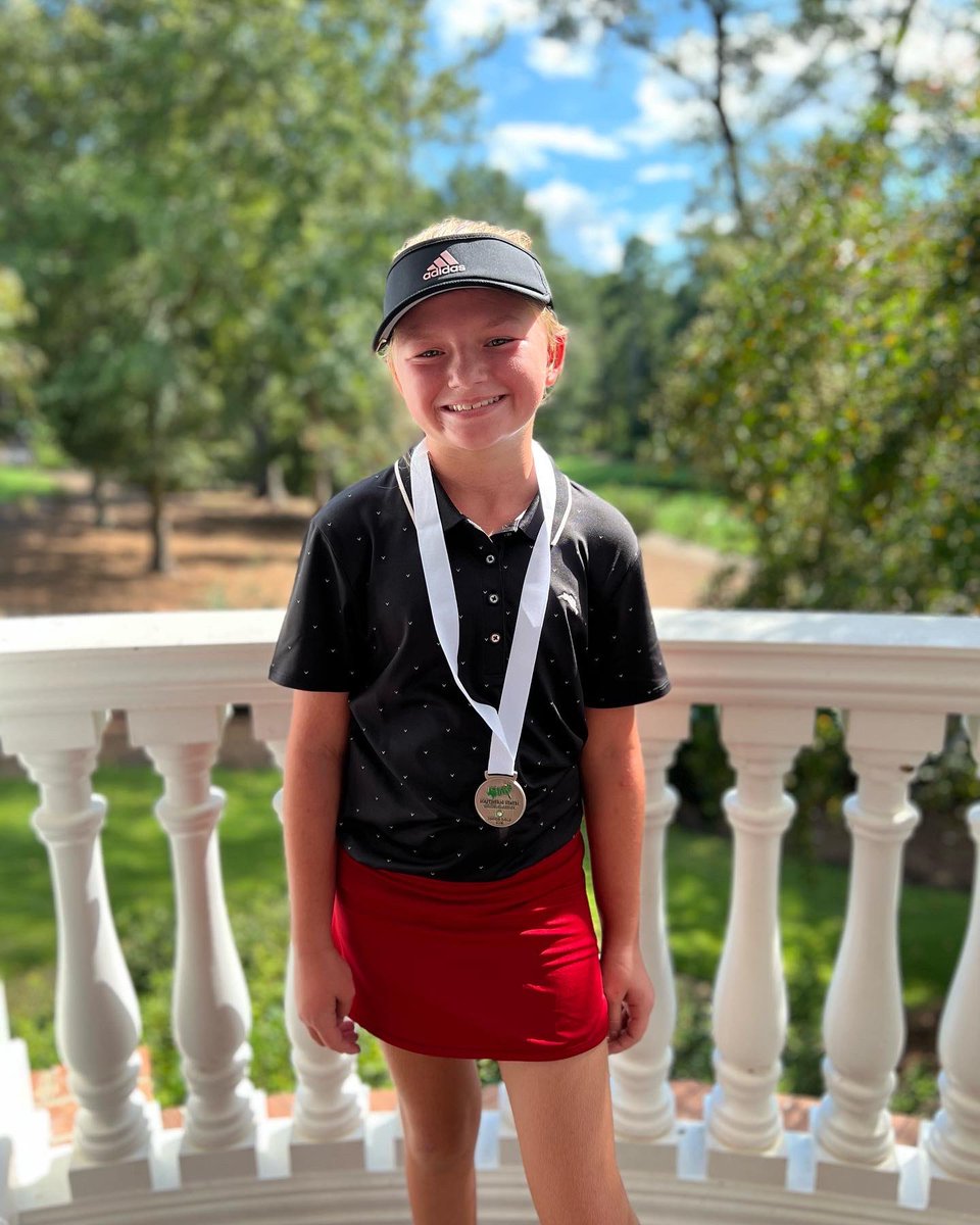 ssjrclassics's tweet photo. Girls 12-13: Ramsey Milling takes the title at Dancing Rabbit with her solid play from start to finish! Natalie Bryant finishes in second and Kaylee Gatlin takes 3rd. 

Girls 10-11: Jaydn Campbell wins her division on a tough track this weekend at Dancing Rabbit! @JuniorGolfHub https://t.co/Qu6ANkqVRO