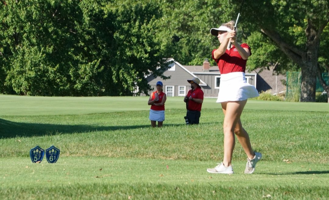 Chuck Selley teeing off at MOKAN.