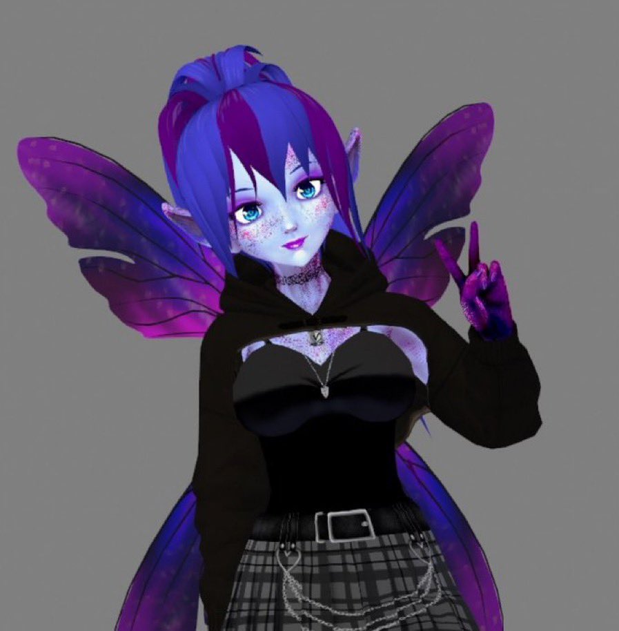 Meshikiari's tweet photo. @faemira @VTuberTweeter I am currently on a break from streaming but I can’t pass up finding fellow fairies! ❤️ https://t.co/DszNuR176u
