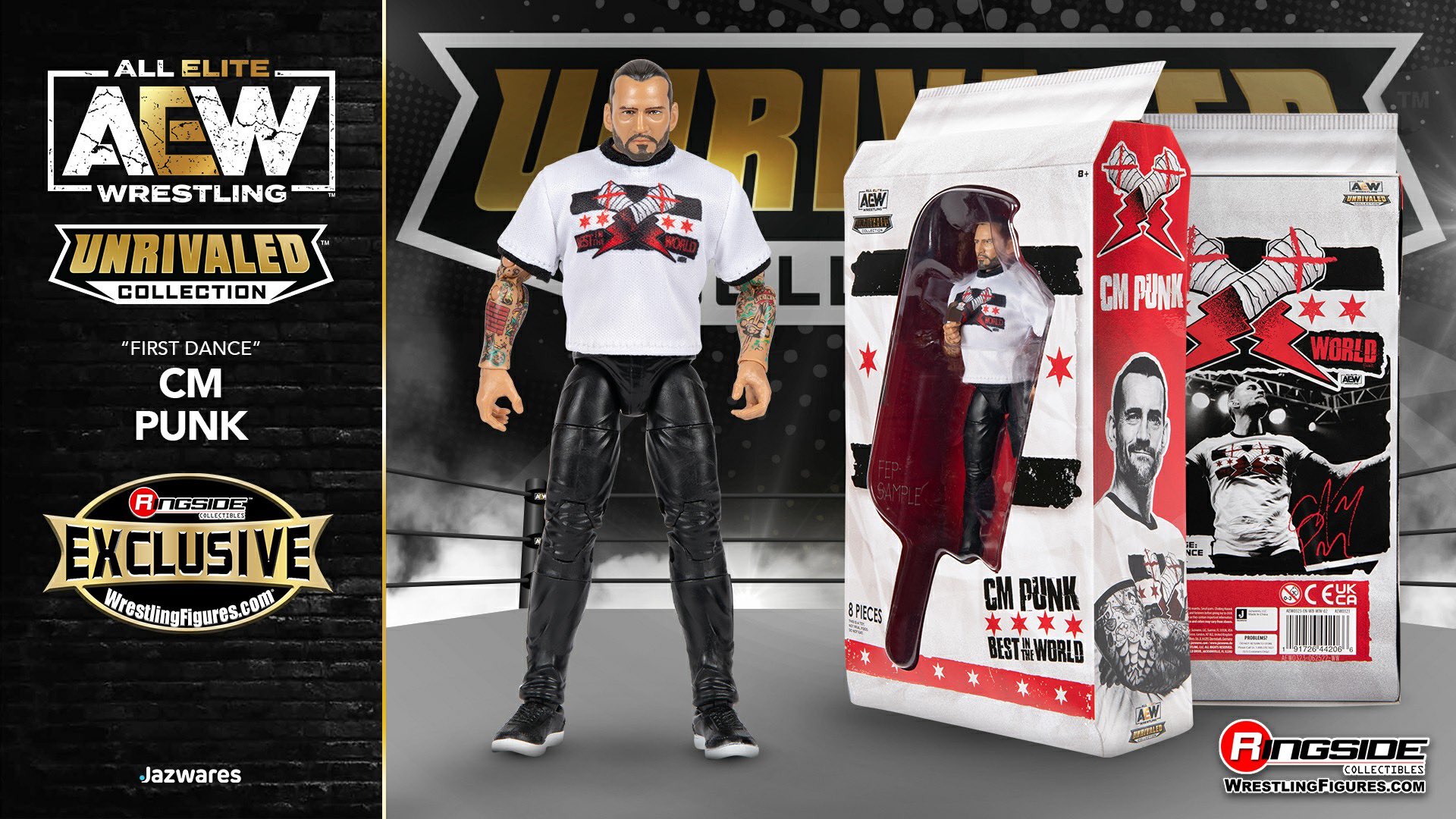 First Dance CM Punk - AEW Ringside Exclusive Toy Wrestling Action