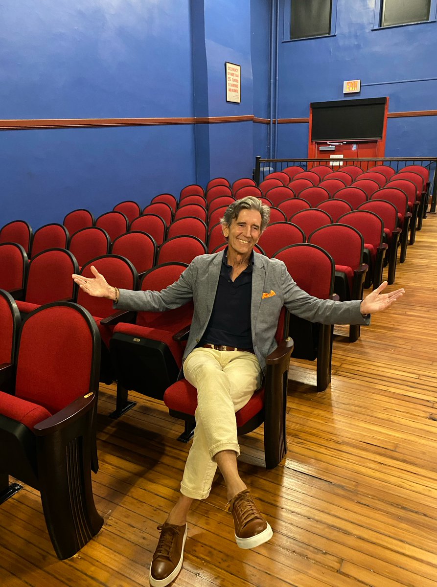 We were thrilled to have beloved NP Grad and Board Member Matt McCoy stop by to test out our new theatre seats! Visit the link below for more information on how to support The Playhouse and have a seat named in your honor.

neighborhoodplayhouse.org/donate/name-a-…