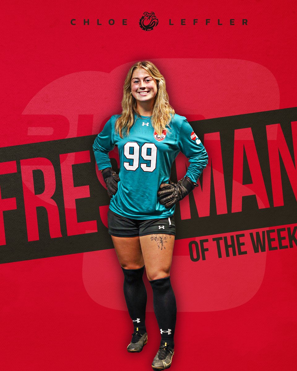 Big South Conference (@bigsouthsports) on Twitter photo She made 9๏ธโฃ saves and did not allow a goal in โ๏ธ matches last week!
<a href="/GWUWSOC/">GWU Women's Soccer</a>'s Chloe Leffler is the #BigSouthWSOCโฝ๏ธ Freshman of the Week! She made 9๏ธโฃ saves and did not allow a goal in โ๏ธ matches last week!
<a href="/GWUWSOC/">GWU Women's Soccer</a>'s Chloe Leffler is the #BigSouthWSOCโฝ๏ธ Freshman of the Week!