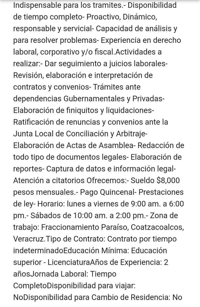danytom27's tweet photo. Oportunidad de empleo. 
Comparto por si alguien está interesado
https://t.co/hP2OZtqO1Q https://t.co/TzOo0hKGi1