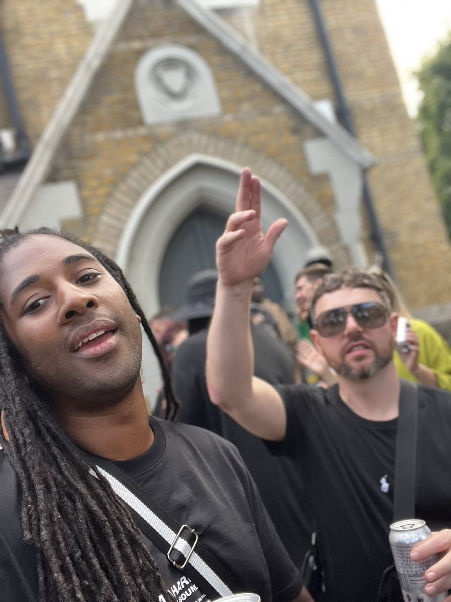 2 Gloucester boys just did the closing set on <a href="/ShyFX/">ＳＨＹ ＦＸ</a> <a href="/DigitalSoundBoy/">Digital Soundboy</a> stage at Nottinghill carnival what a moment I’m buzzing from that experience big ups my bro <a href="/VOLTAGE_DRUMS/">V O L T A G E</a> from the youth club and house parties to here what a journey