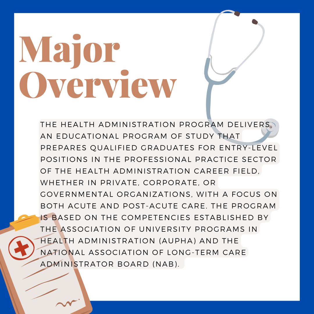 usi_cem's tweet photo. It's #MajorMonday! Today we look at the Health Administration Major! Have an interest? Let us know! #USI #MajorExploration #CareerExploration https://t.co/sdOFlmKpWb