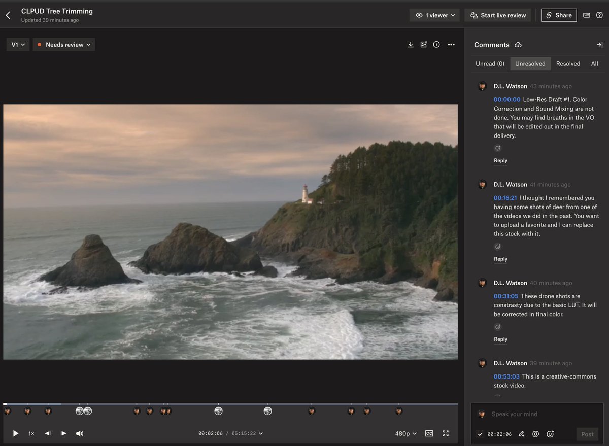 I love how active <a href="/Dropbox/">Dropbox</a> is adding features to #DropboxReplay. At the moment, it's nearly caught up with all the major competitors out there - and I've been using it exclusively for a few months now. They just added Caption previewing. #videoediting #postchat #videoproduction