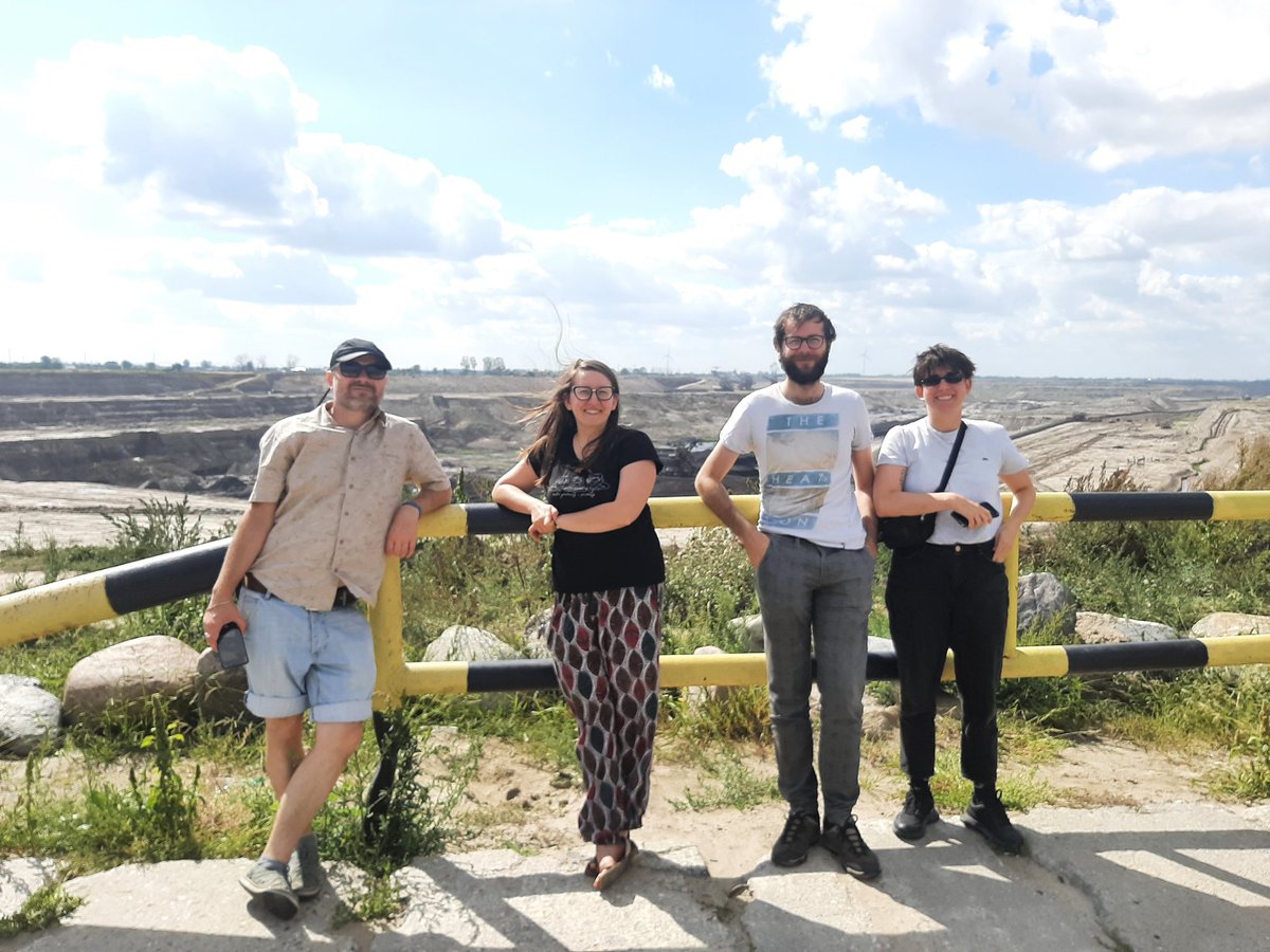 ilonamotto's tweet photo. #Reboost_Project field trip to lignite coal mines in Eastern Wielkopolska, Poland. The technical transition to renewables is ongoing, the socio-cultural transition takes longer @ClimateKIC https://t.co/2kFeolHYFP