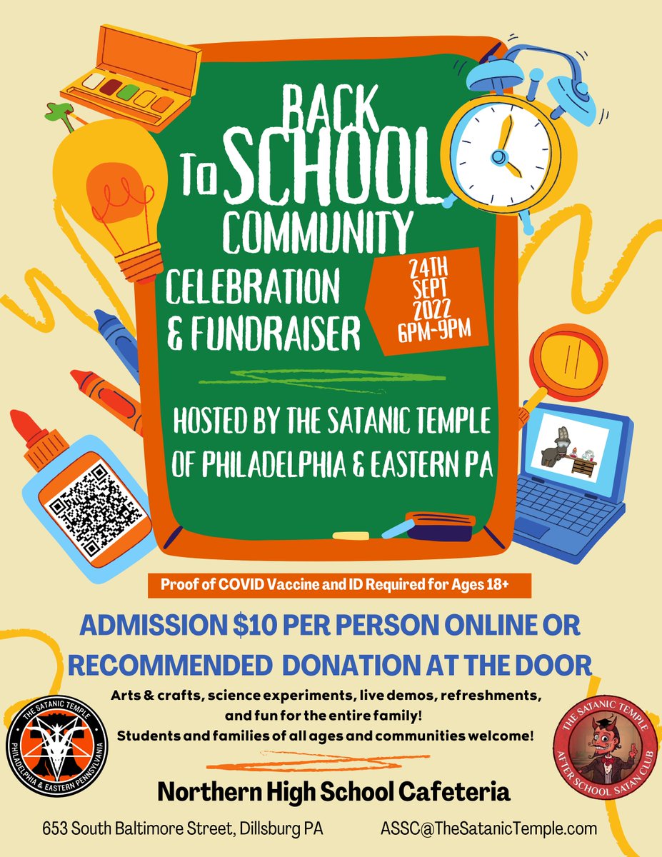 TST invites you to attend our “Back To School Community Celebration Fundraiser”, an ASSC event to be hosted at Northern High School in Dillsburg, PA, on September 24th. This event comes a month after the school’s “Back to School Prayer and Worship Night.” bit.ly/3e85Uit